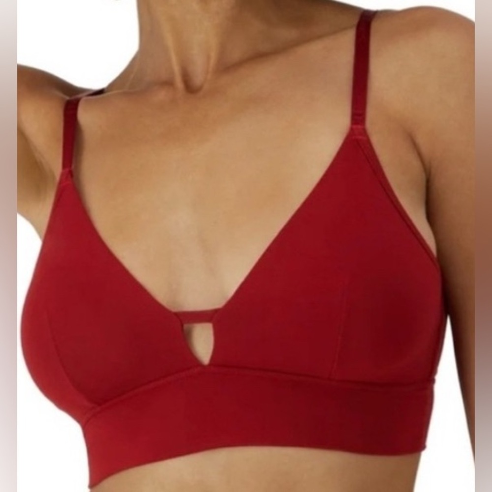 Hanes Originals Extra Small Scoop Wire Free Bralette With Lightly Padded Cups